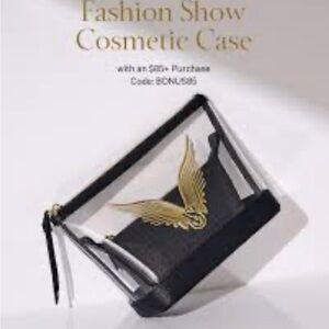 Special Edition Victoria Secret Cosmetic Bag with Glazed Skin Coconut Body Oil